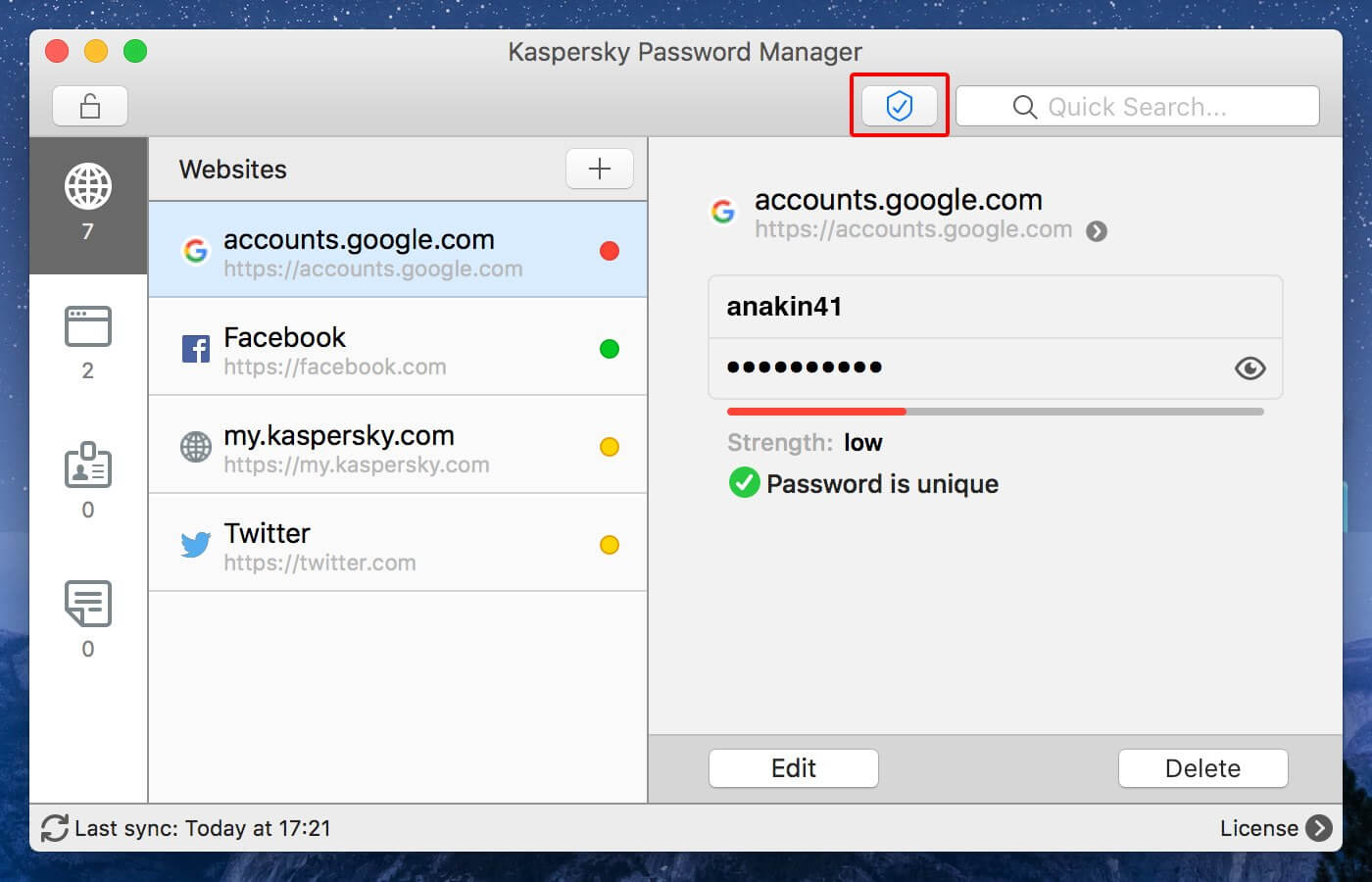 Check Password Security